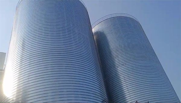 君山2座混凝土高架卷板仓